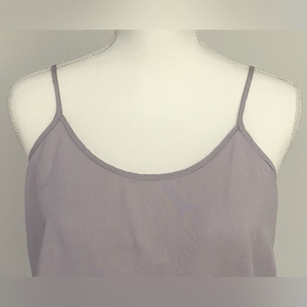 Umgee Womens M Gray Top Boho Fall Fairy Whimsigoth 90s Minimalism Cottagecore - Picture 2 of 16